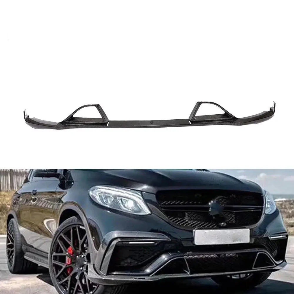 Carbon Fiber Front Lip - Mercedes Benz GLE63 AMG S Sport Utility 4-Door 2015-2019