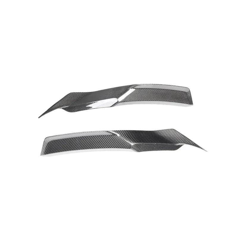 Paktechz Dry Carbon Fiber Rear Bumper Canards - Lamborghini Huracan EVO