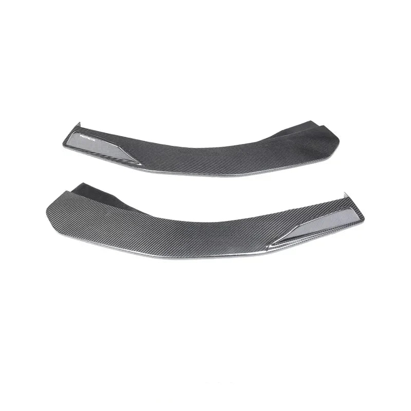 Paktechz Dry Carbon Fiber Front Corner Splitter - Ferrari F8 Tributo