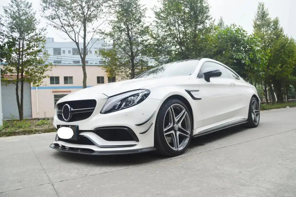 Carbon Fiber Front Splitter Lip - Mercedes Benz W205 C63 AMG 15-18
