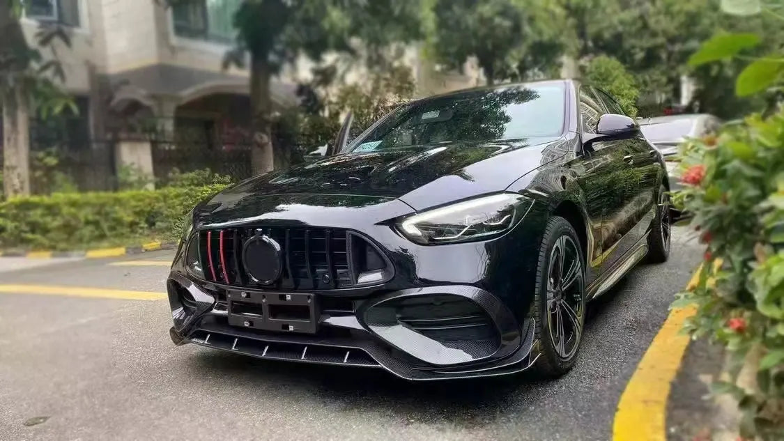 Carbon Fiber BRB Front Splitter Lip - Mercedes Benz C Class W206 C63