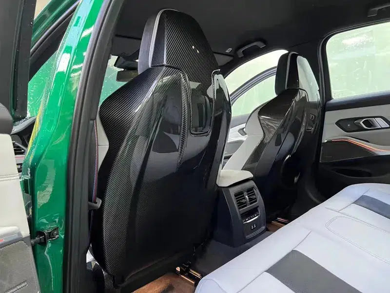 BMW G80 M3/G82/G83 M4/ F91/F92/ & F93 M8 Carbon Fiber Rear Seat Cover
