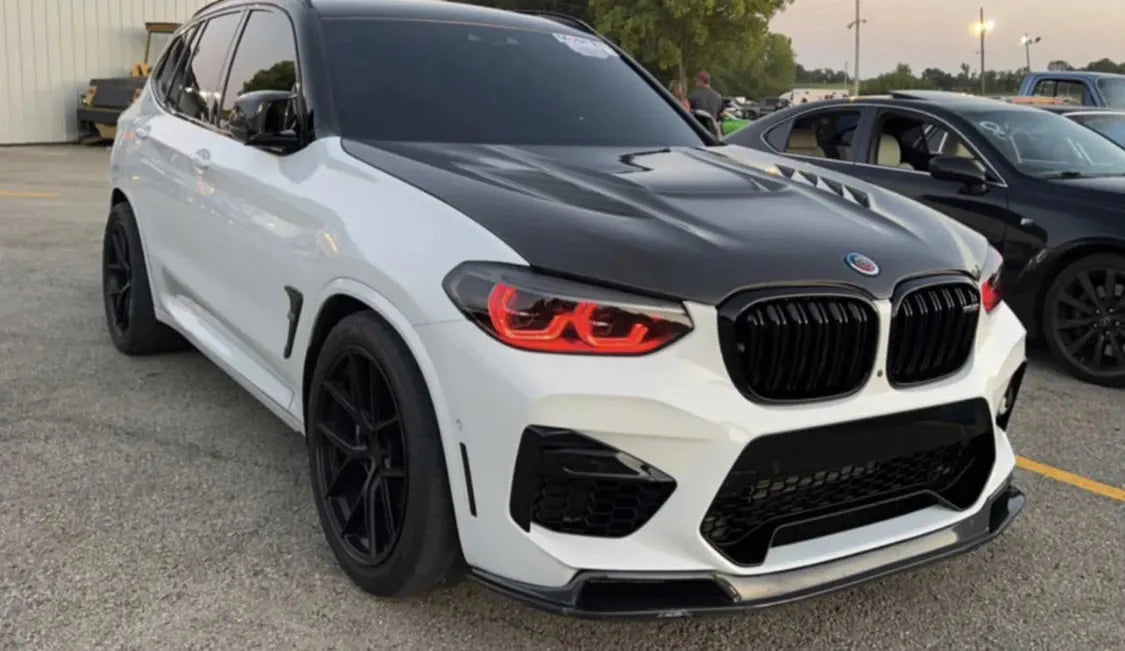 Carbon Fiber Vented Front Engine Hood - BMW X4M F98 X3M F97 G01 G02 G08