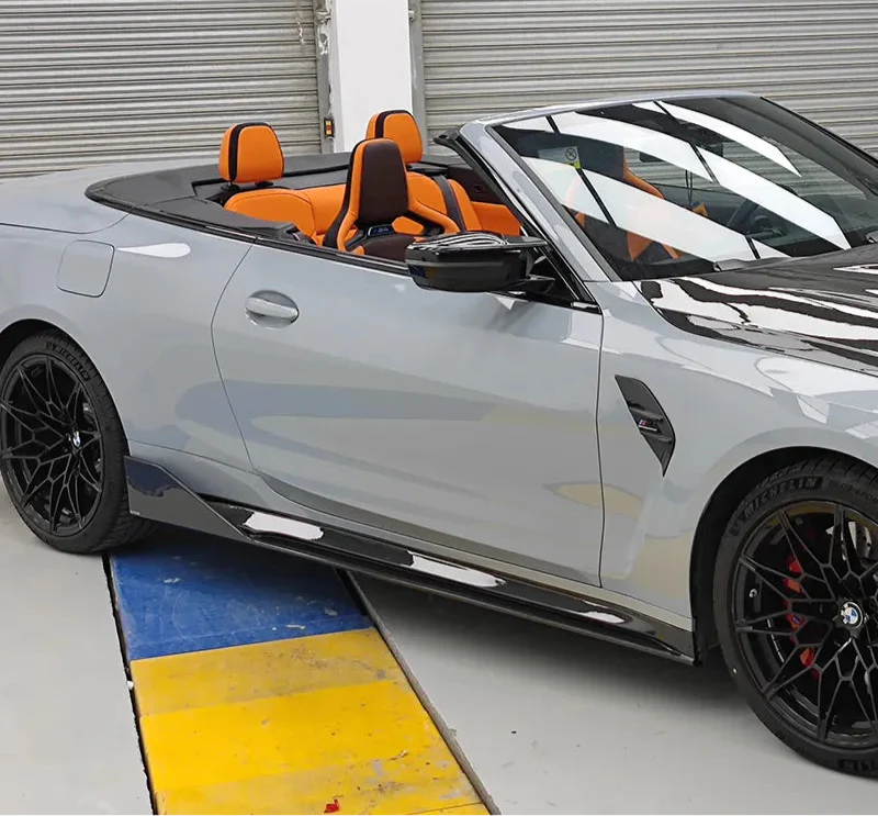 Prepreg Carbon Fiber PT Style Side Skirts – BMW G80 M3, G82, G83 M4