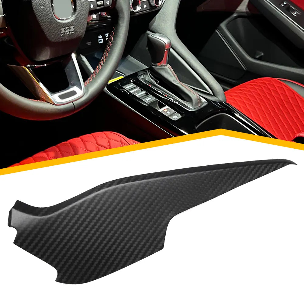 Carbon Fiber Center Console Right Side Panel - Acura Integra A-Spec Type-s 2022 - 2024