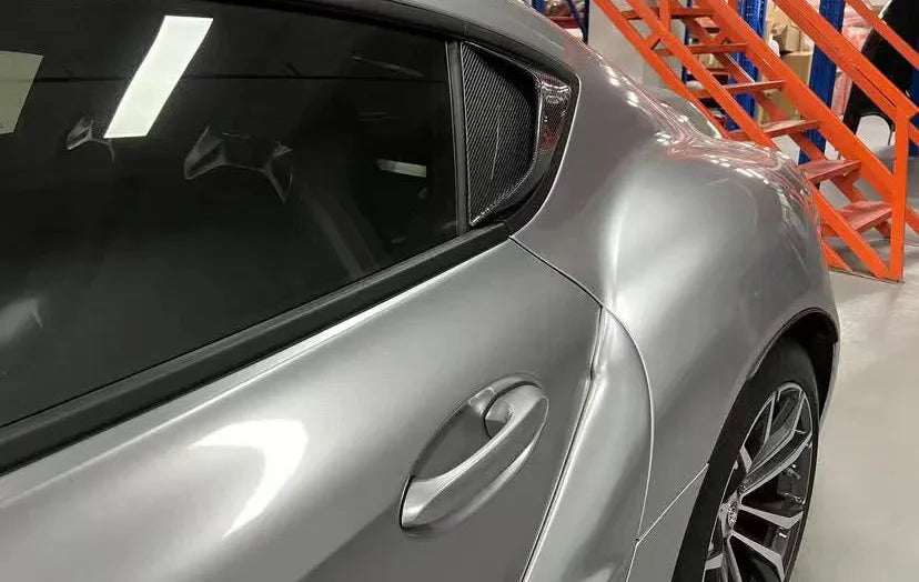 Carbon Fiber Side Air Duct vent Window Cover - Toyota Supra A90 A91 Mk5