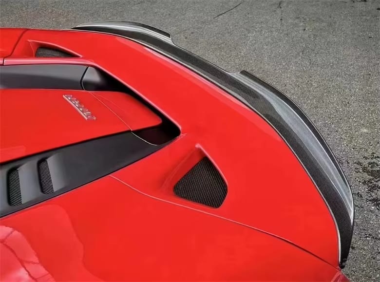 Carbon Fiber Rear Spoiler - Ferrari F8