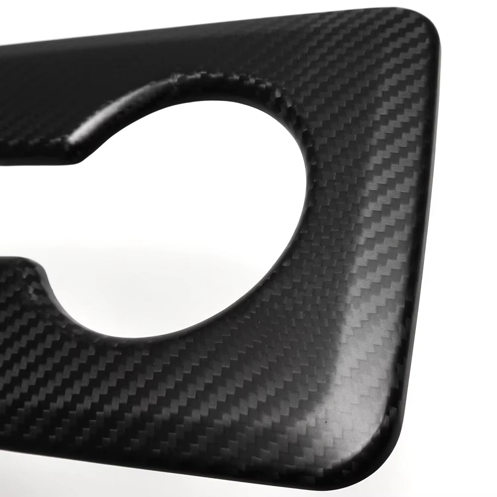 Carbon Fiber Interior Rear Cup Holder Frame - Acura Integra A-Spec 2022-2024