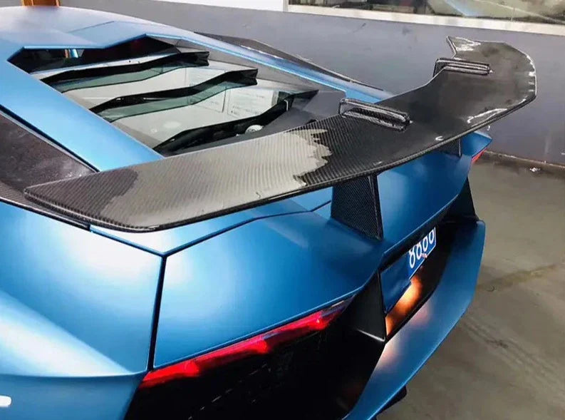 SV Style Carbon Fiber Wing - Lamborghini Aventador