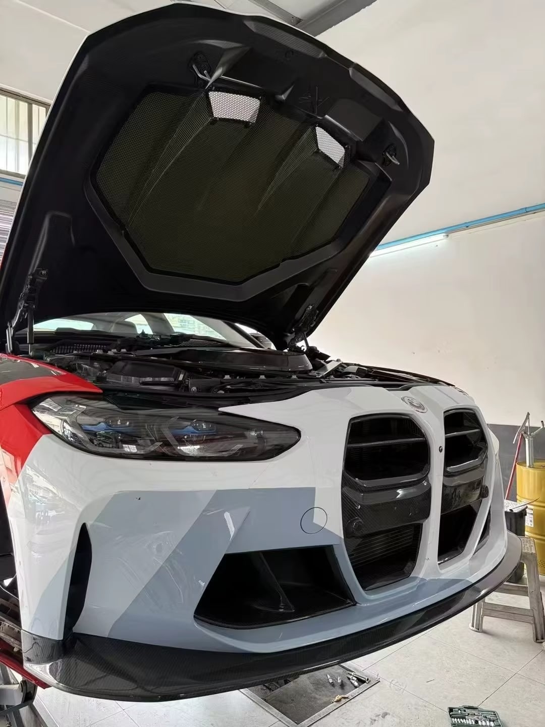RSC Style Carbon Fiber Front Lip Splitter - BMW G8X G80 G82 M3 M4