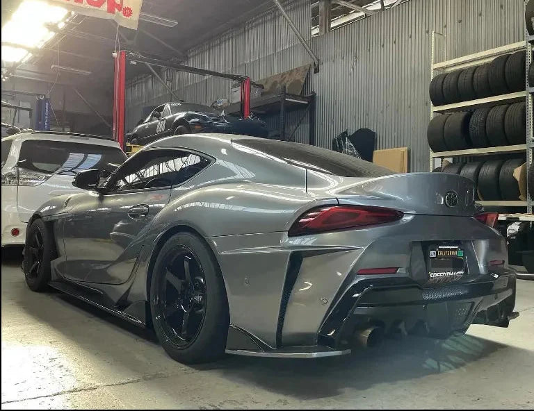 Carbon Fiber Fully Exposed Rear ING Style Bumper - Toyota Gr Supra A90 A91 Mk5