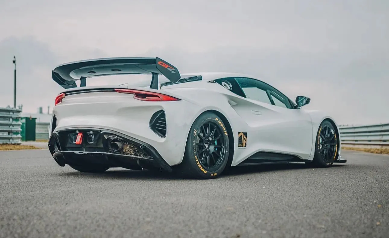 GT4 Style Carbon Fiber Spoiler Wing - Lotus Emira