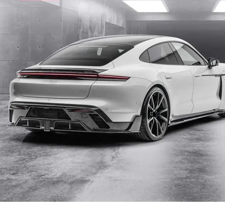 Carbon Fiber M Style Rear Diffuser - Porsche Taycan