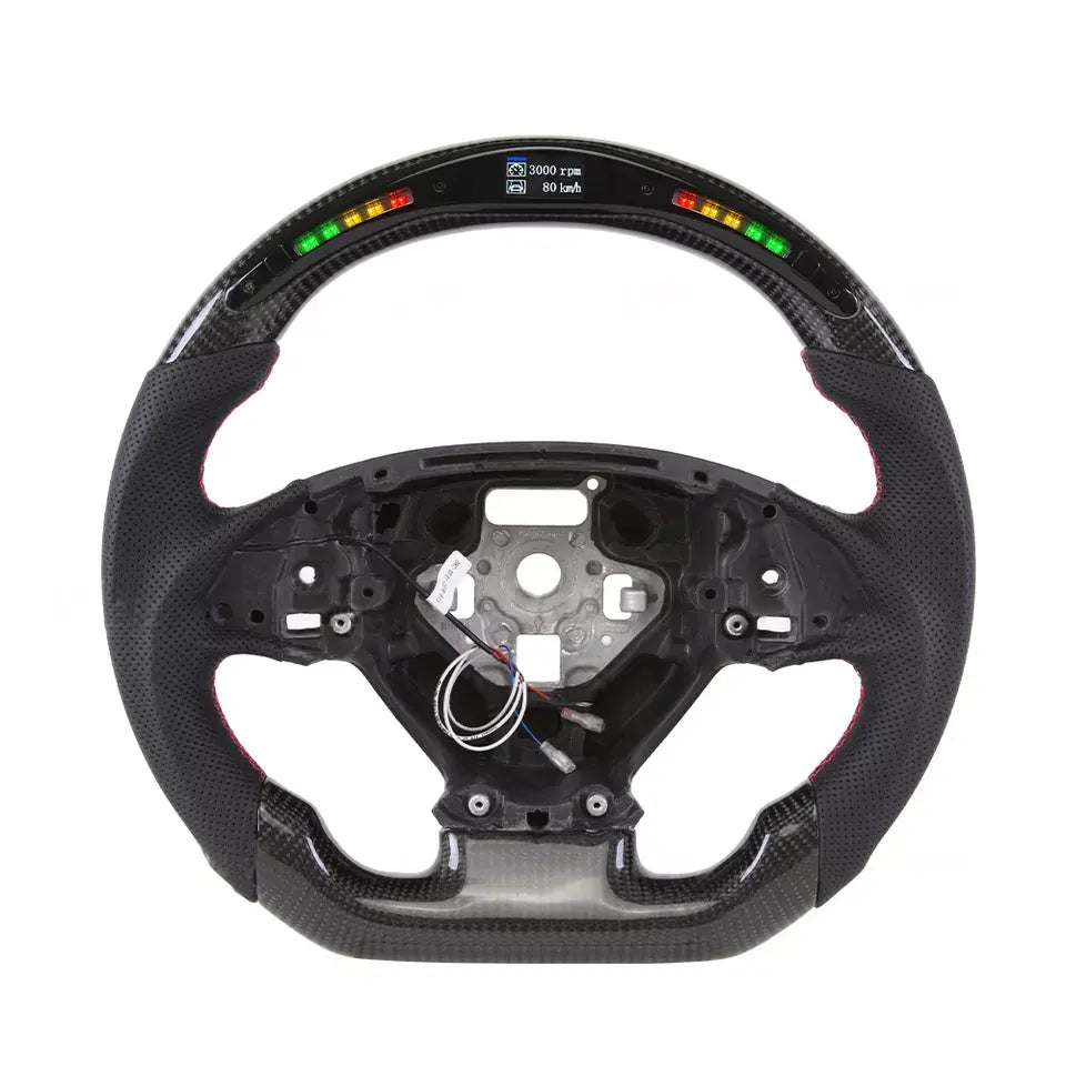 LED Half Carbon Fiber Steering Wheel for Chevrolet Corvette C7