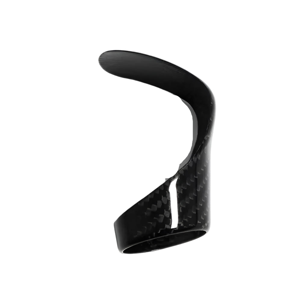 Carbon Fiber Center Steering Wheel Trim w/ Gear Shift Knob Cover - Lexus RC NX RX RC300 RC350 NX300h RX350 RX450 F Sport