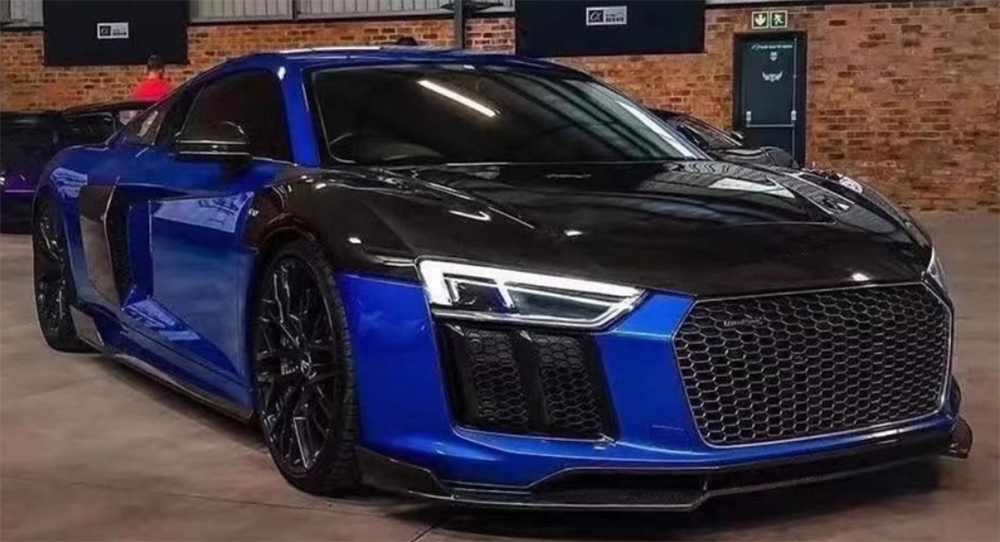 1016 Style Carbon Fiber Front Hood - Audi R8 V10 Gen 2