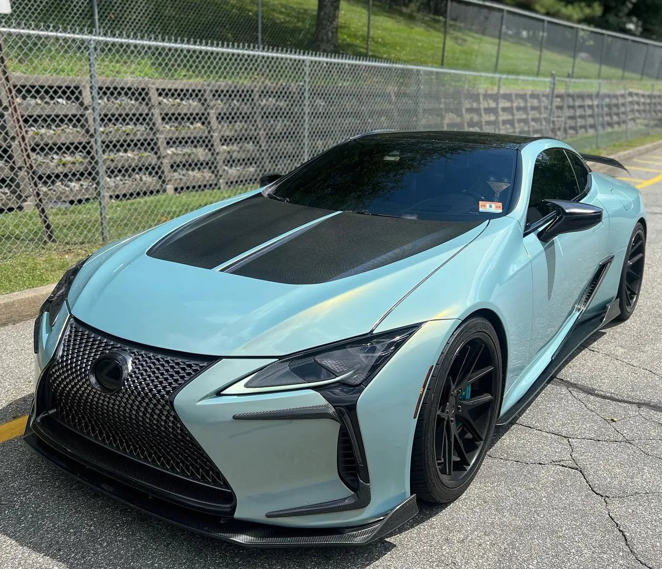 Carbon Fiber Front Splitter Lip - Lexus LC500 LC500H