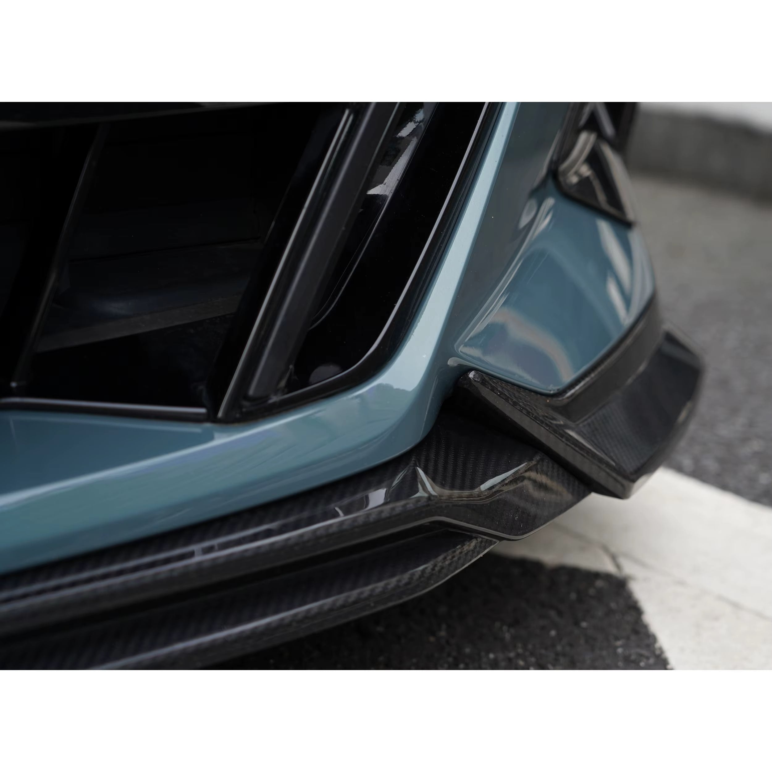 Dry Carbon Fiber TK Style Front Lip - BMW 5 Series G60 2024+