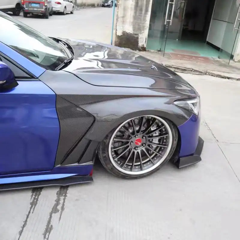Carbon Fiber Front Side Fenders Set V1 - Infiniti Q60