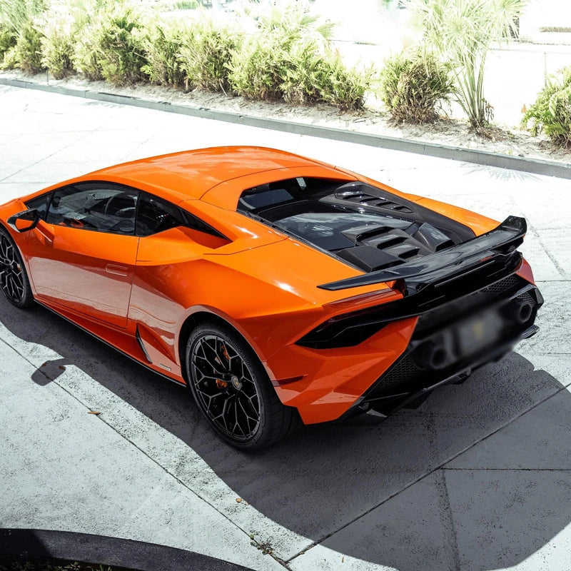 Prepreg Carbon Fiber Tecnica Style Rear Wing w/ base - Lamborghini Huracan Evo LP610 LP580
