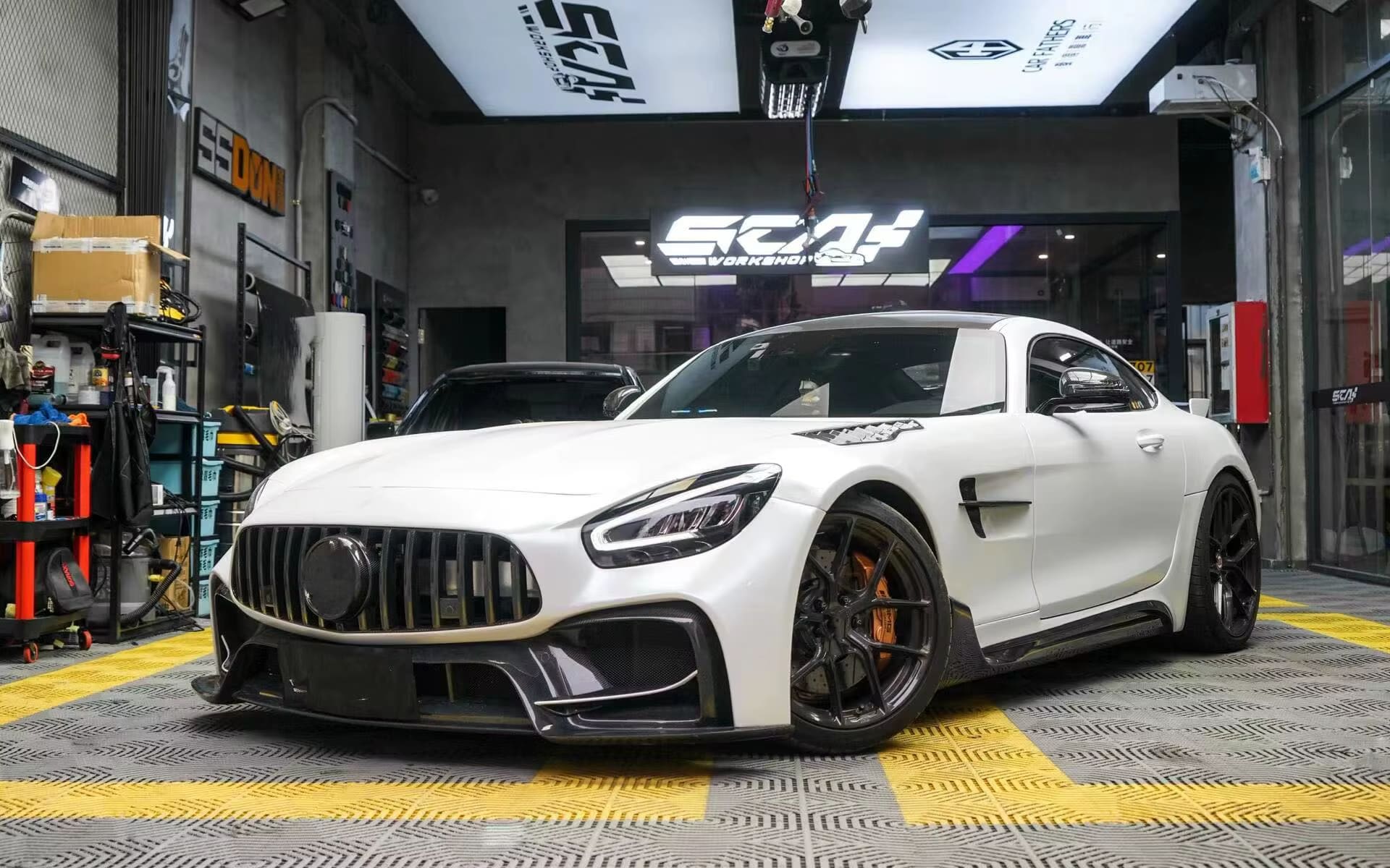 IMP Performance Style Carbon Fiber Front Bumper- 2017-2021 Mercedes Benz AMG GT GTS GTC