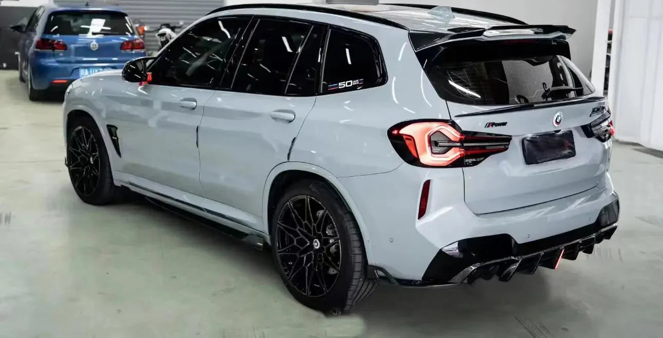 Carbon Fiber Rear Spoiler Wing Combo Kit - BMW X3M F97 X4M F98