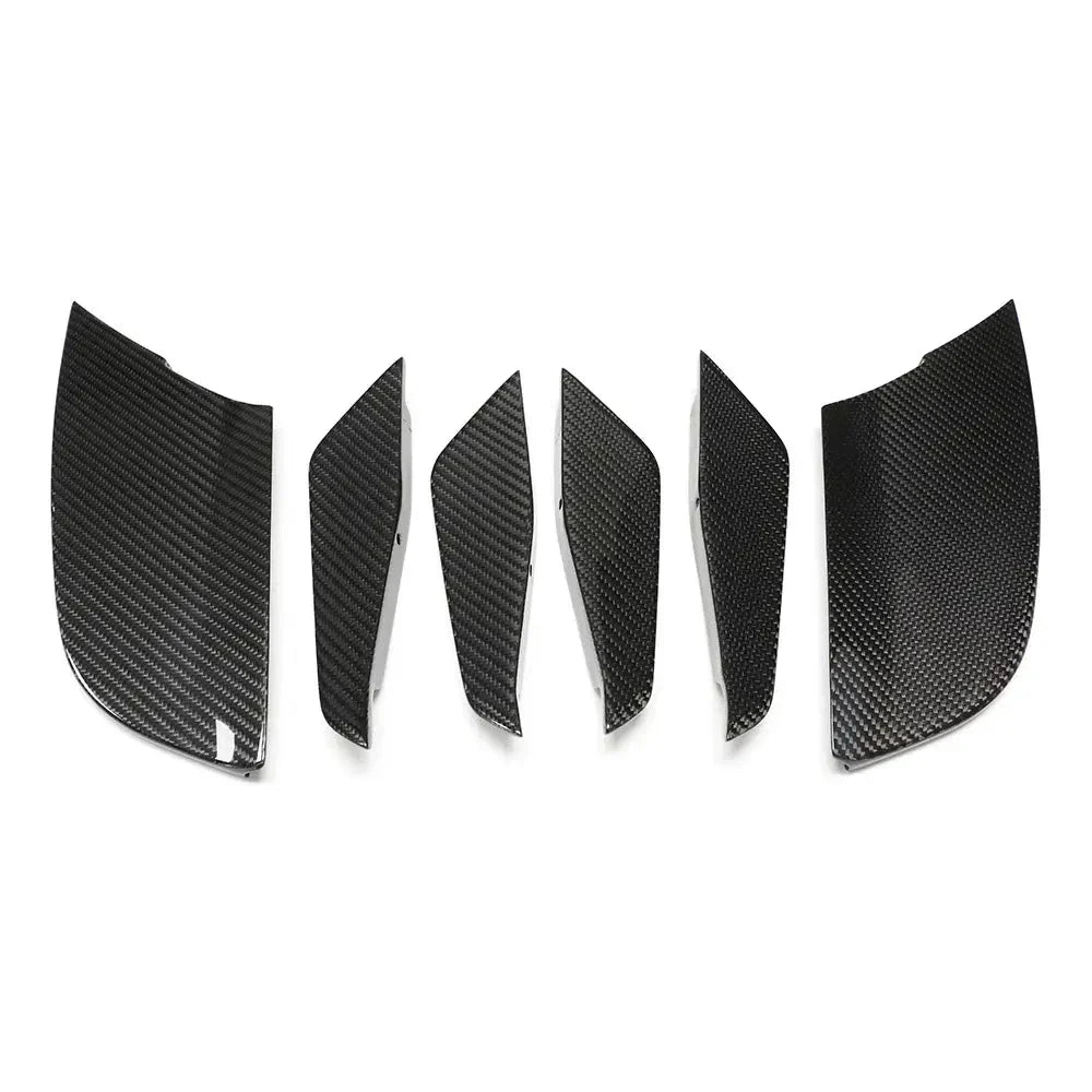 Dry Carbon Fiber Side Bumper Trims Air Vent Canards - BMW G87 M2