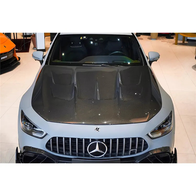 Carbon Fiber Vented Hood bonnet V2 - Mercedes-Benz AMG GT43 GT50 GT53 GT63 GT