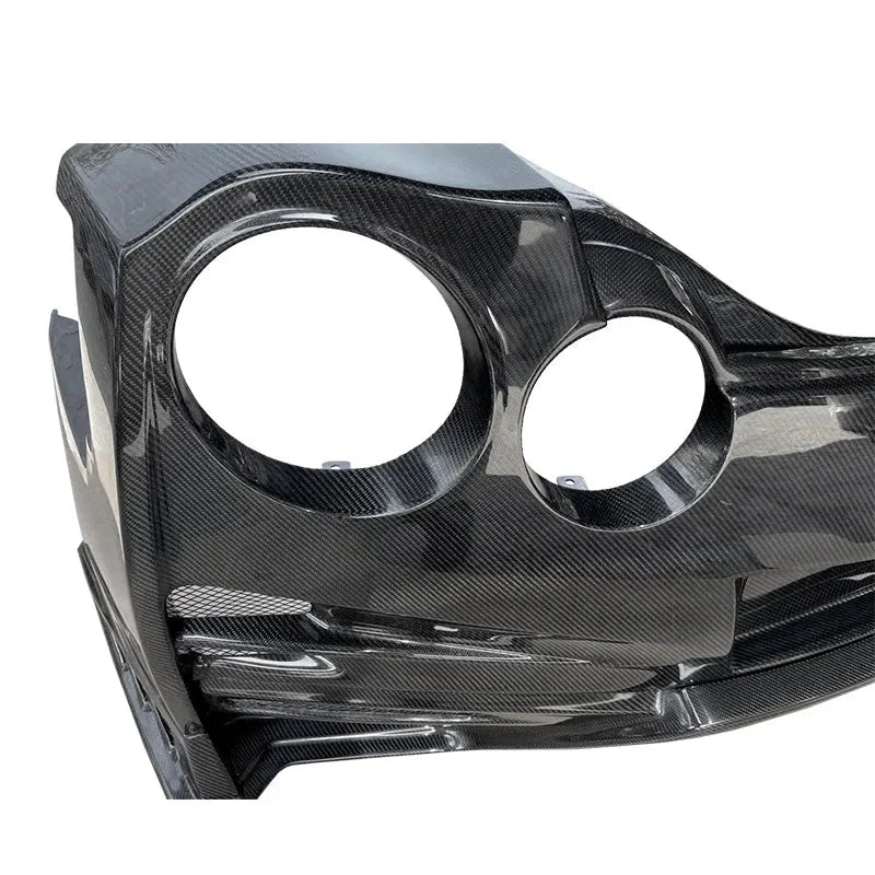 T Spec Style Carbon Fiber Rear Bumper w/ carbon Fiber Diffuser - Nissan R35 GTR