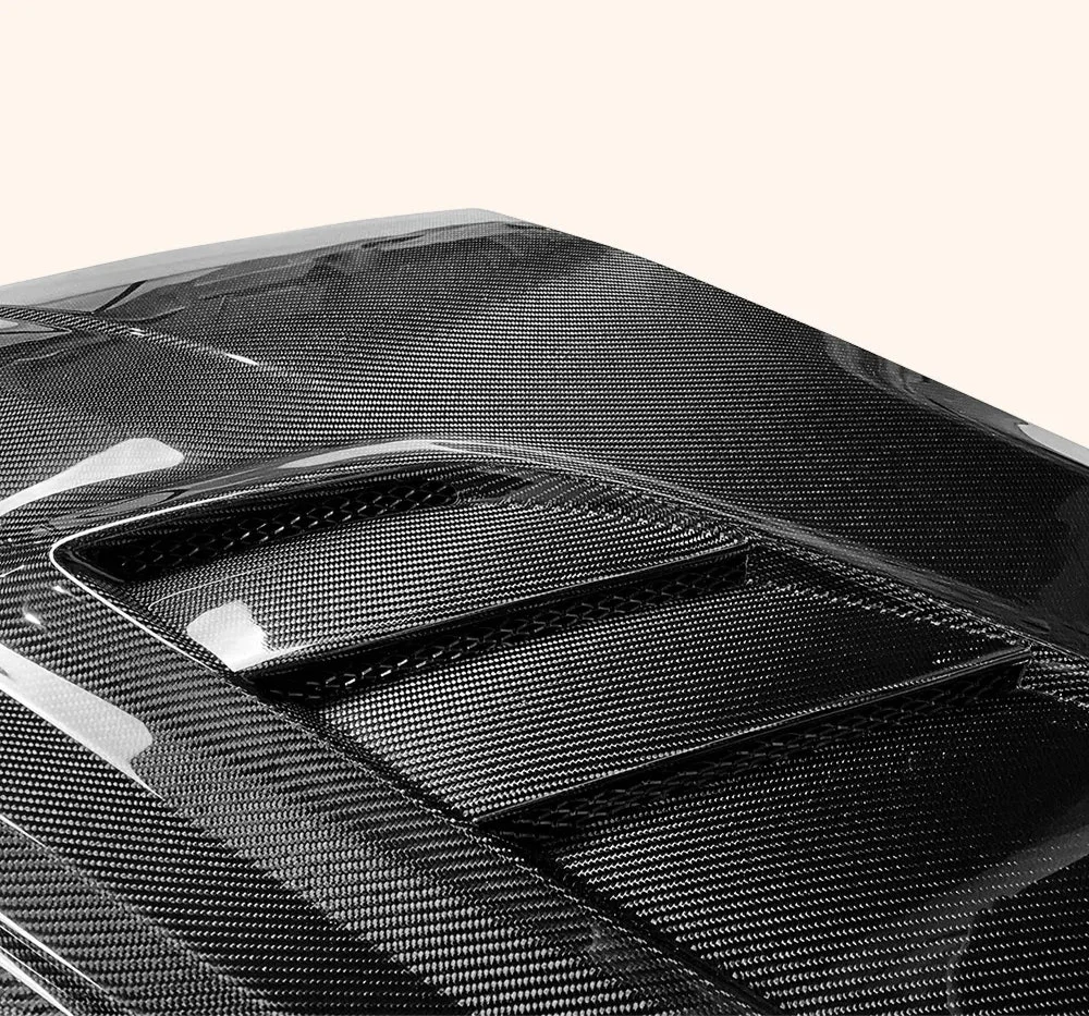 Carbon Fiber Vented Front Hood Bonnet w/ Transparent Window - Toyota Camry 2024+ XV80