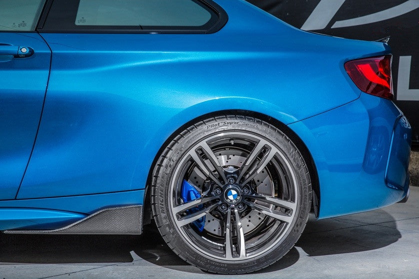 MP Style Carbon Fiber Rear Winglet Set - BMW F87 M2