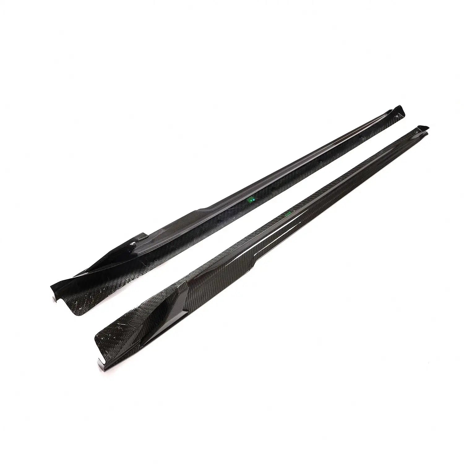Carbon Fiber Prepreg Finned Side Skirt V3 - Porsche 911 991 Carrera 4 GTS 3.0T 2017-2019