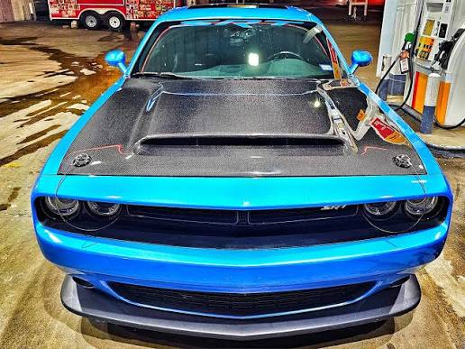 Carbon Fiber Demon Style Front Hood Bonnet - 2008-21 Dodge Challenger