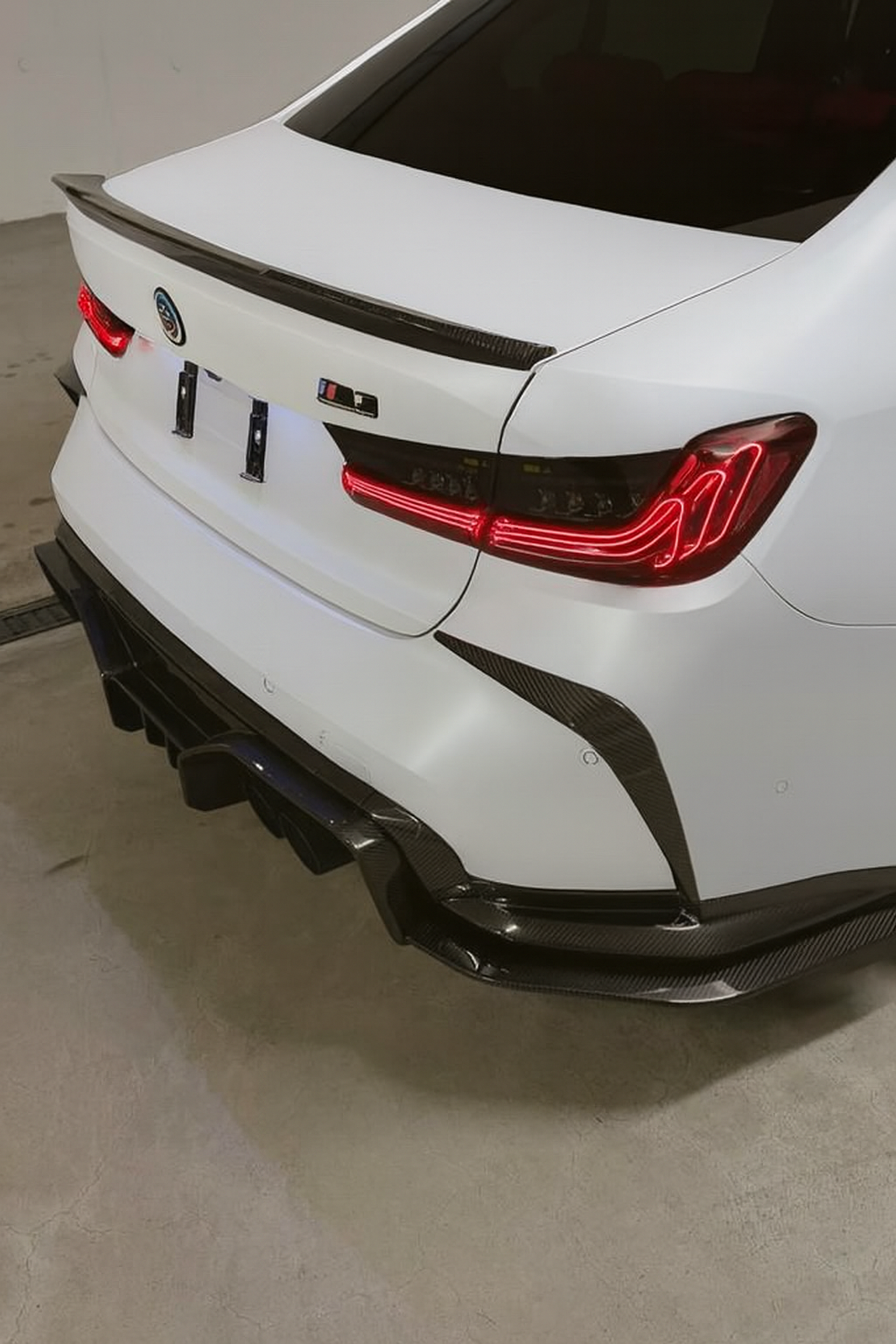 AD Style Carbon Fiber Rear Diffuser - BMW G80 M3 & G82 M4