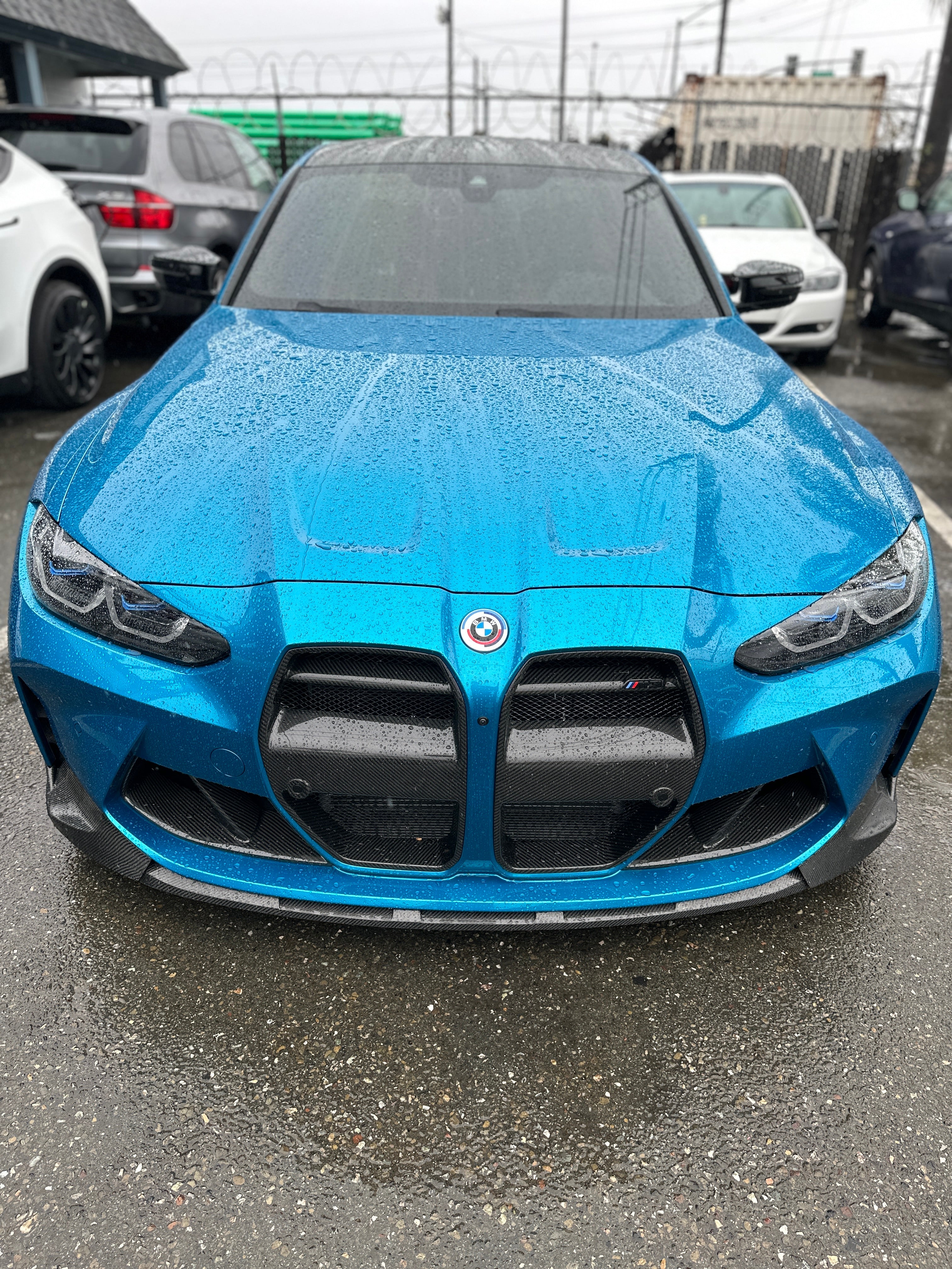 VR Style Carbon Fiber Front Grilles - BMW G80 M3 & G82 / G83 M4