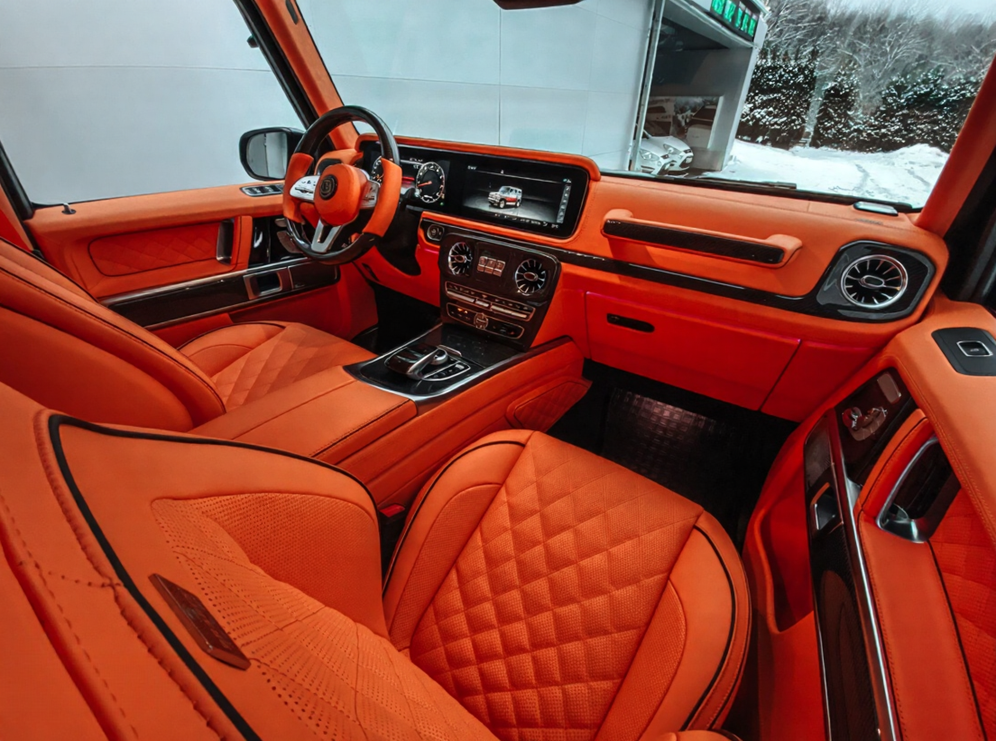 Luxury Leather Interior Kit for Mercedes G-Wagon W463 W464