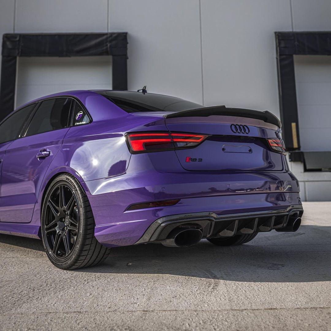 Audi RS3 Carbon Fiber Fin Diffuser