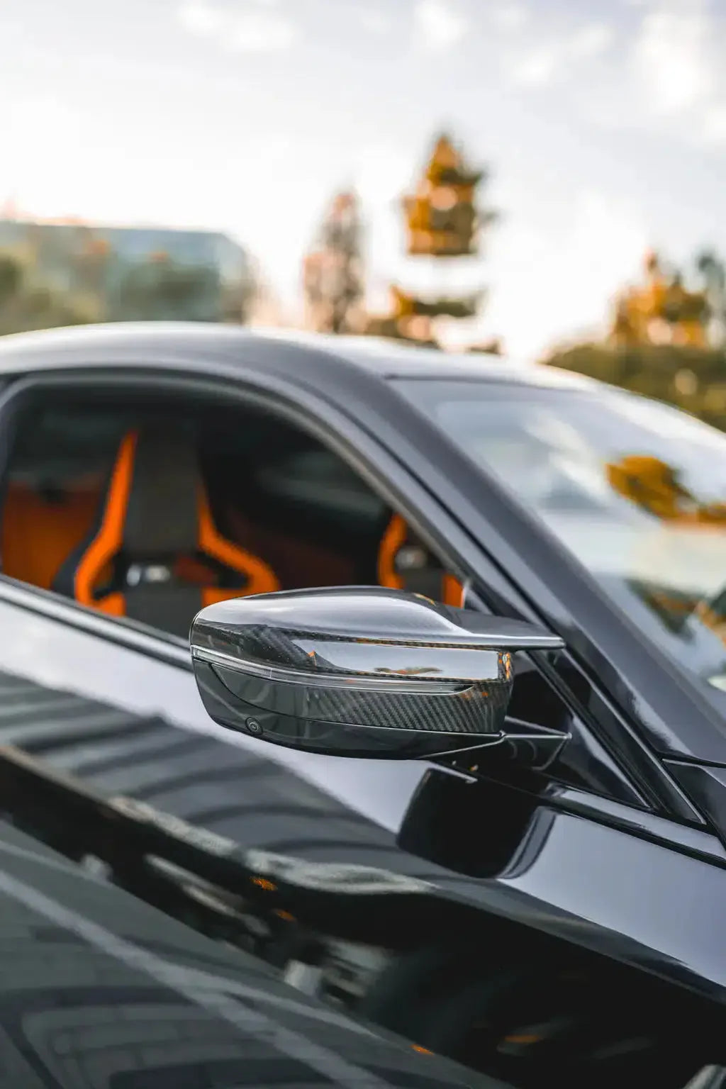 M Style Carbon Fiber Mirror Cap Set - BMW G Chassis