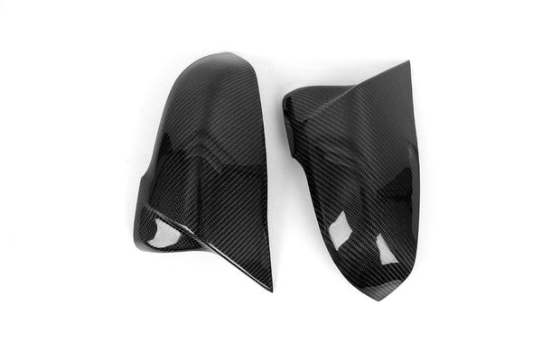 Carbon Fiber M-Style Mirror Cap Set for A90/A91