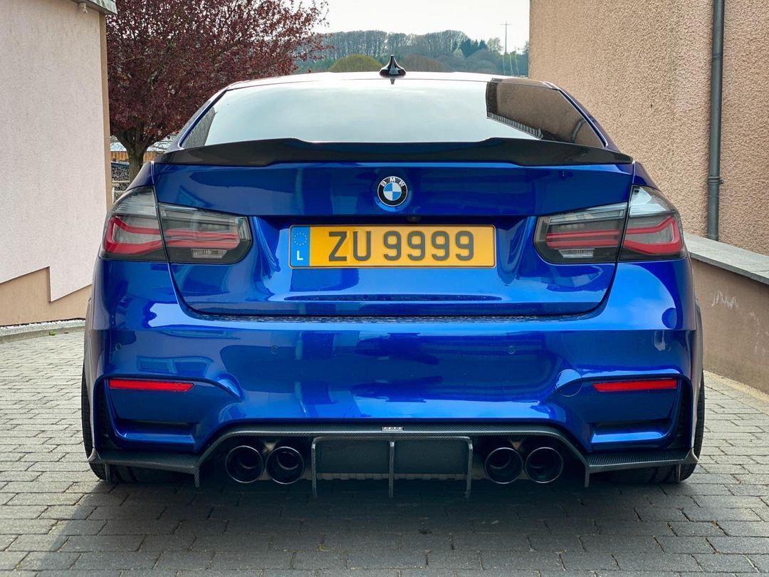 M4 Style Carbon Fiber Trunk Spoiler - BMW F80 M3 & F30 3 Series
