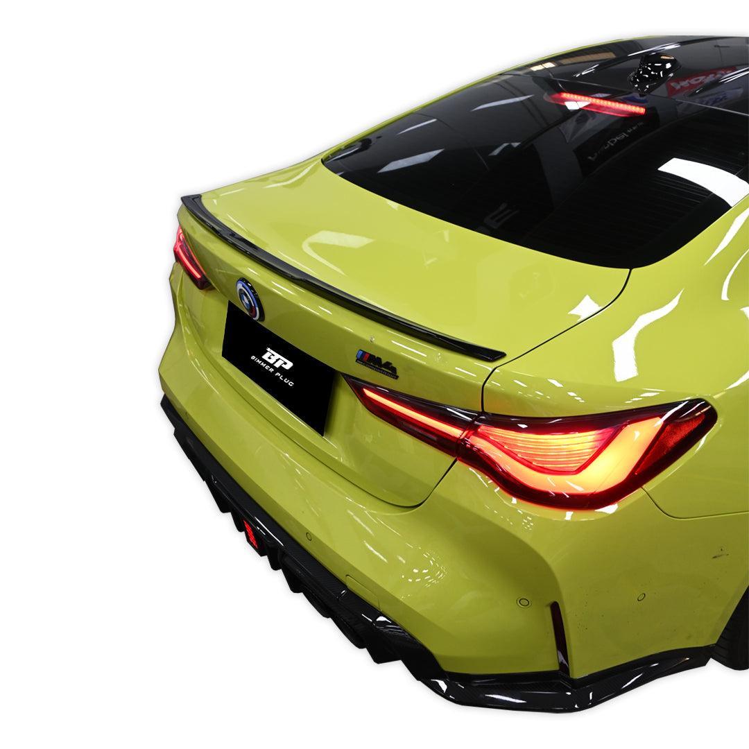 MHC Style Carbon Fiber Rear Diffuser with Break Light - BMW G80 M3 & G82/G83 M4