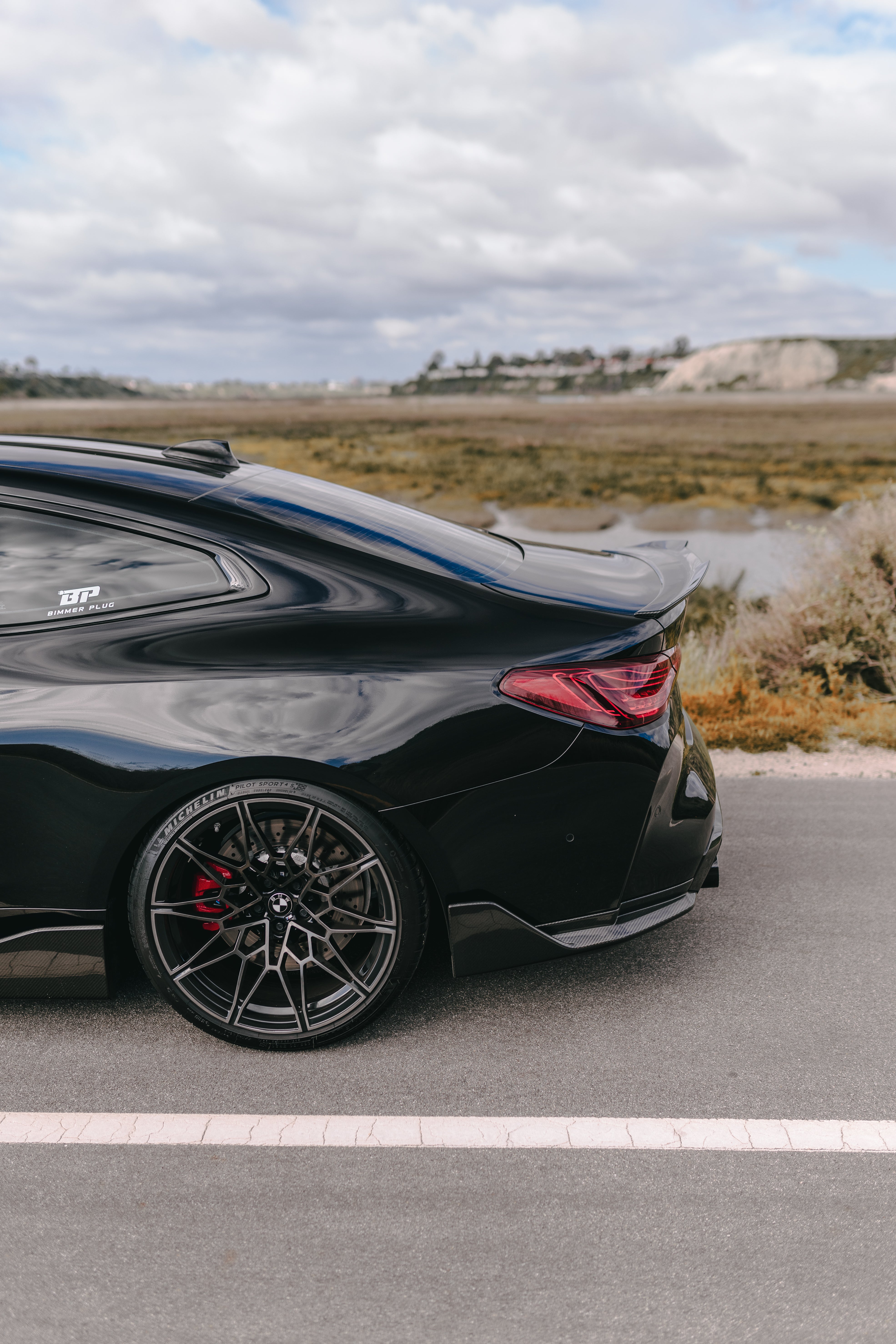 MP Style Carbon Fiber Rear Canard Splitters - BMW G80 M3 & G82/G83 M4