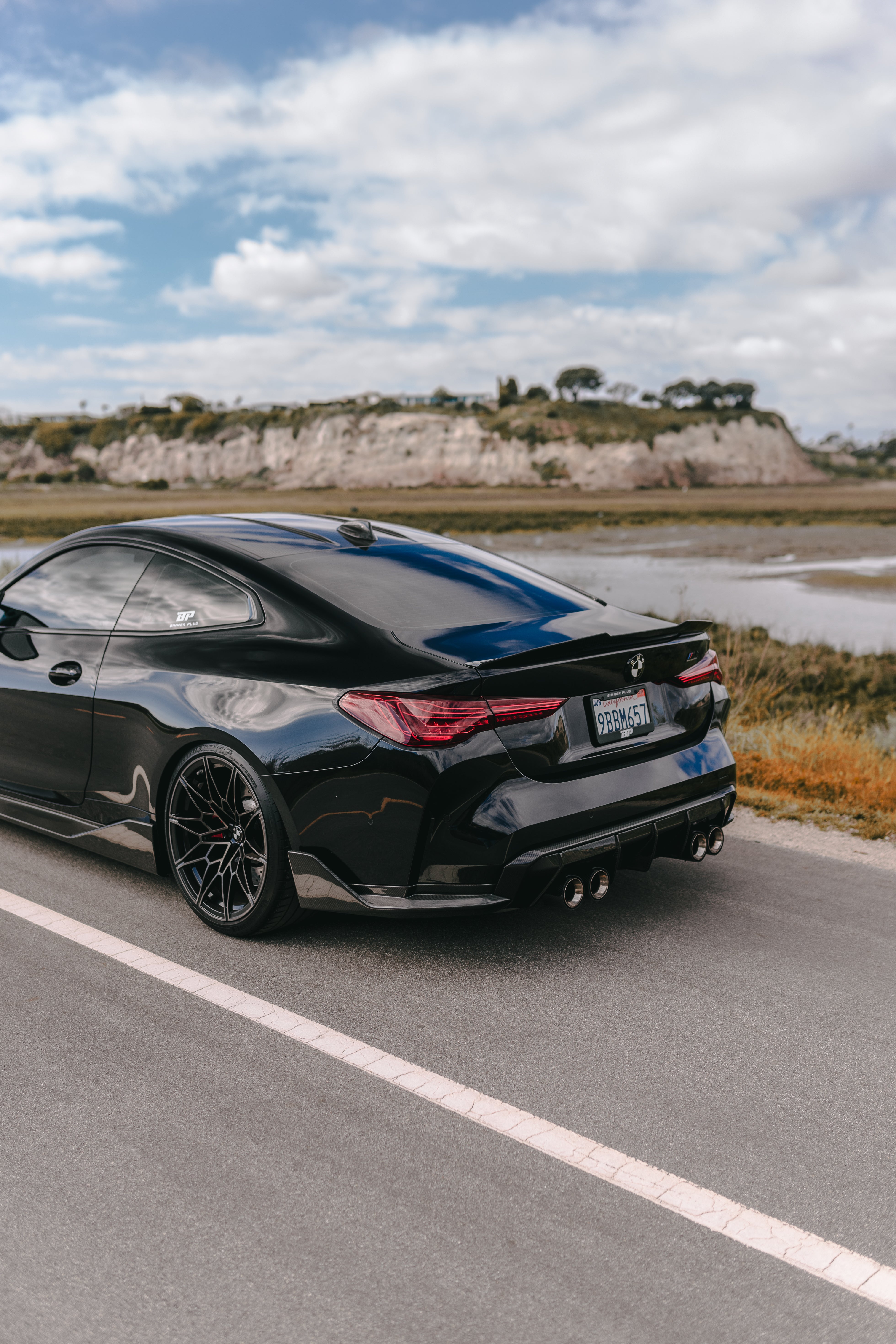 MP Style Carbon Fiber Rear Canard Splitters - BMW G80 M3 & G82/G83 M4