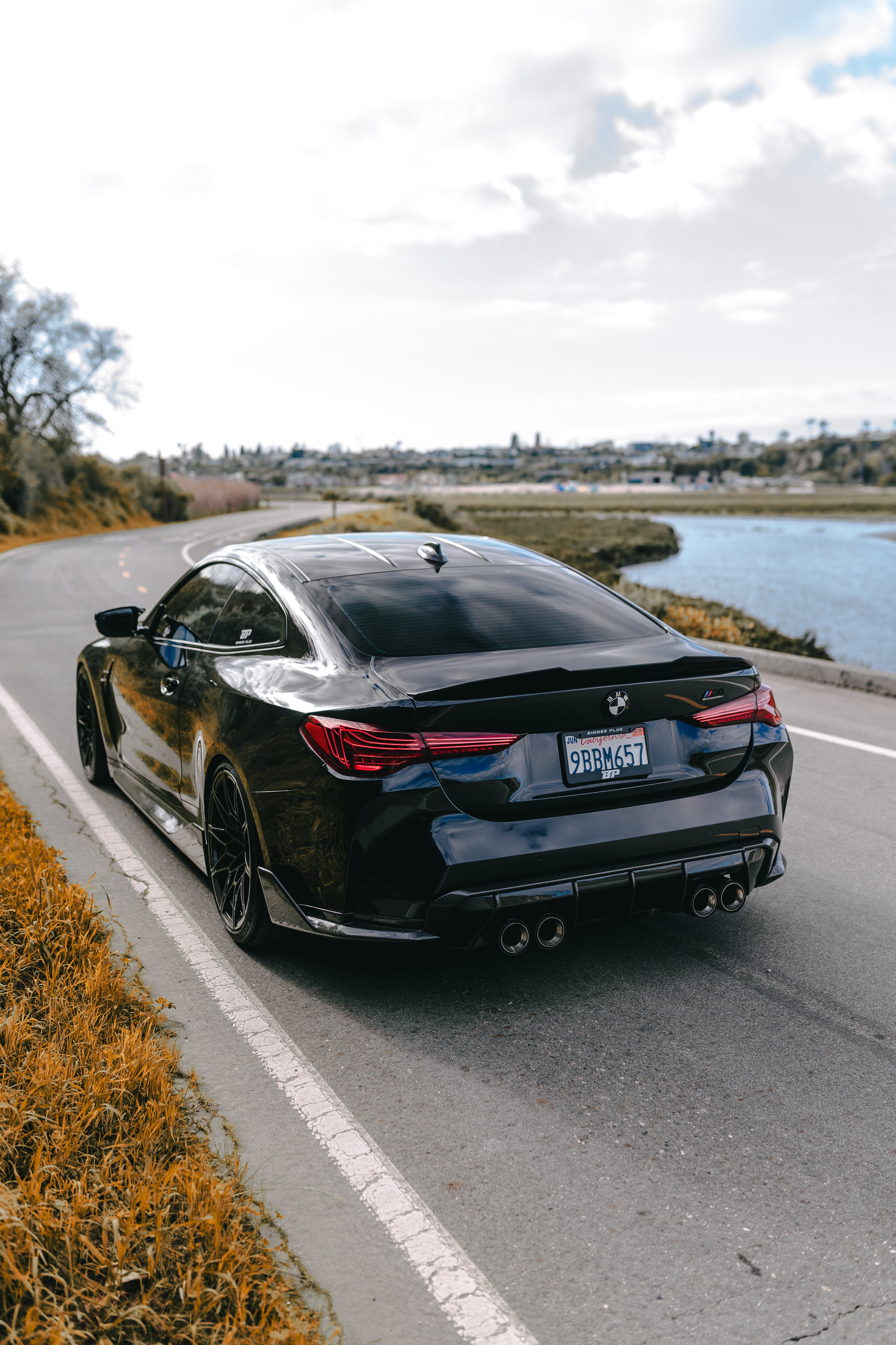 MP Style Carbon Fiber Rear Canard Splitters - BMW G80 M3 & G82/G83 M4