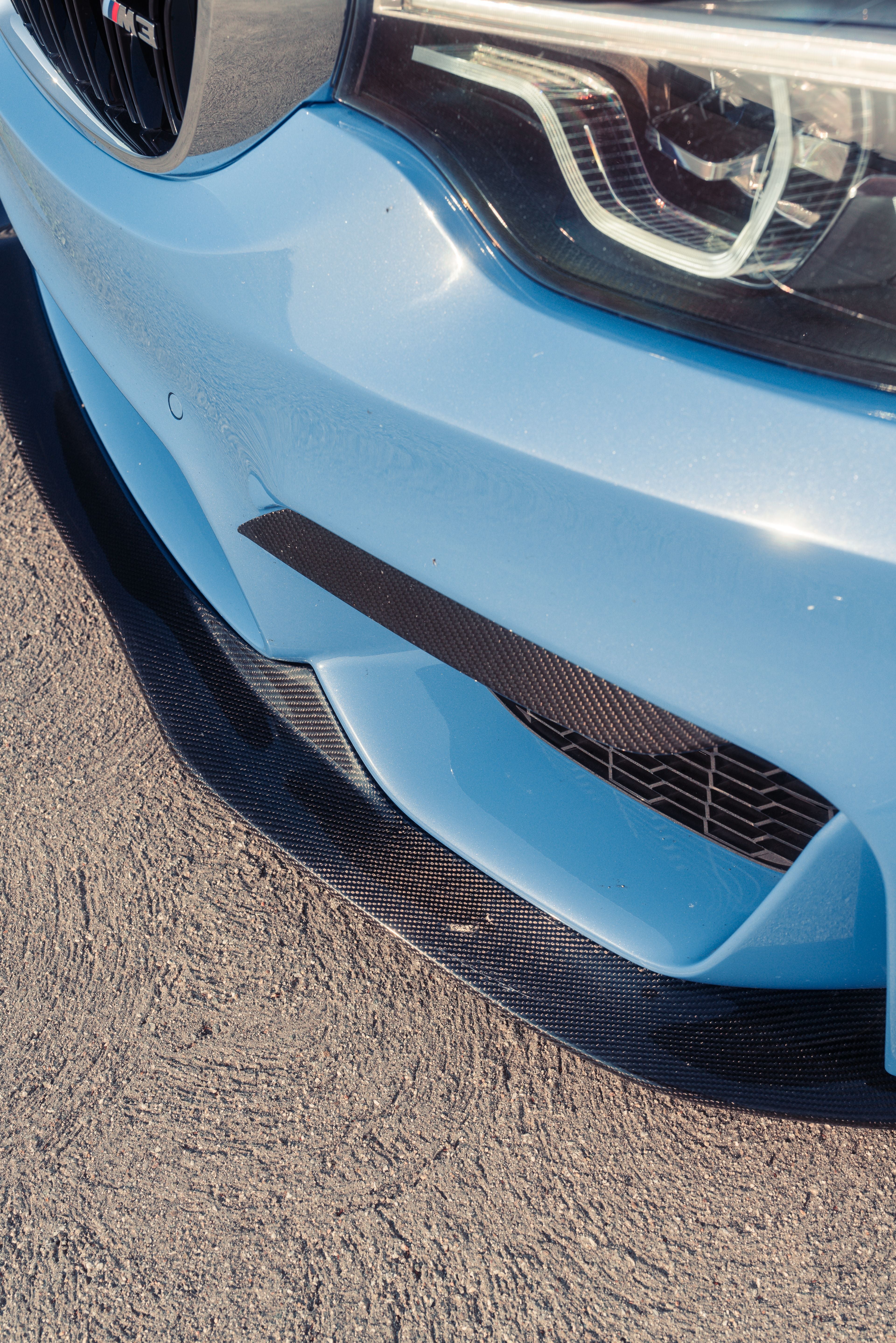 PSM Style Carbon Fiber Front Lip - BMW F80 M3 & F82/F83 M4