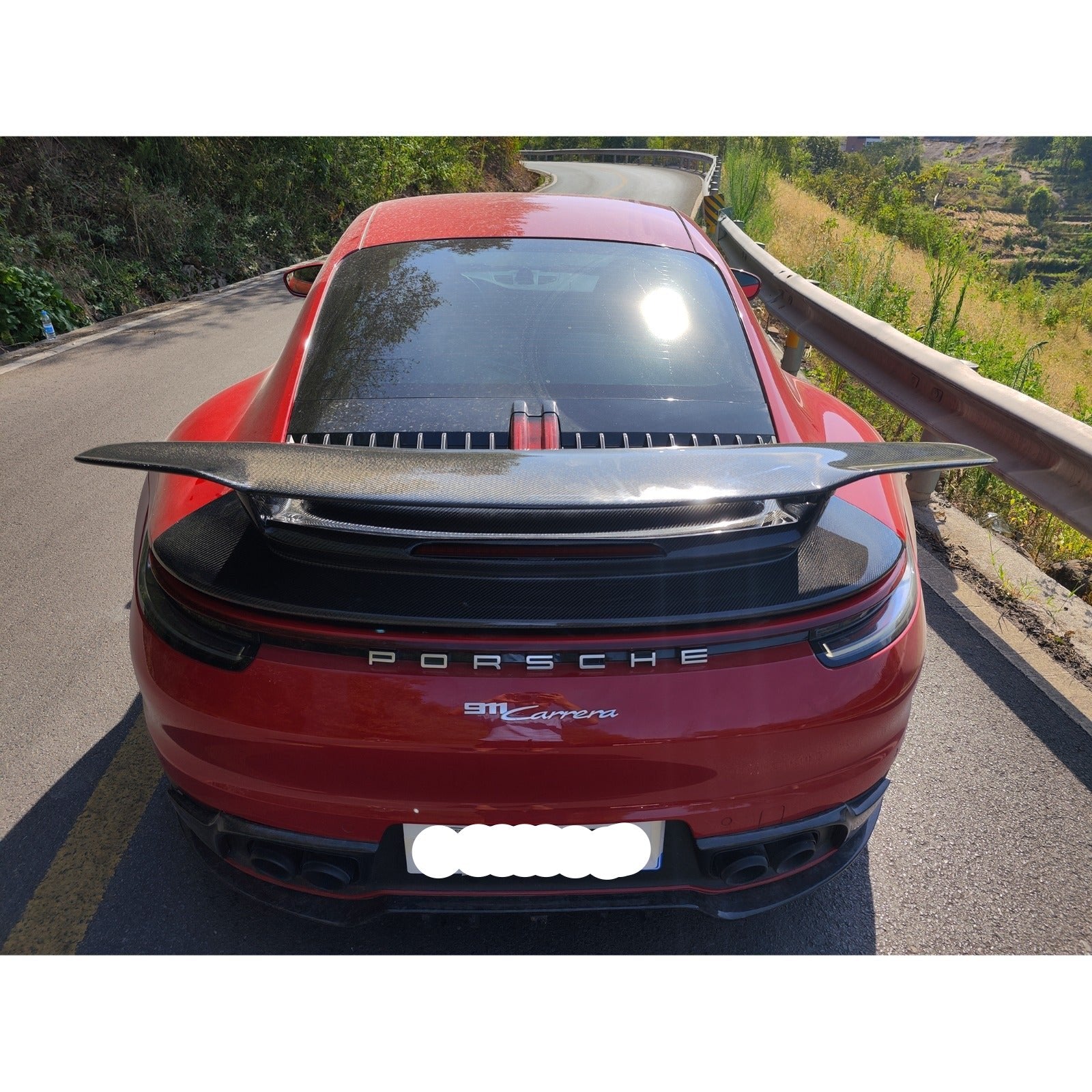 Carbon Fiber Rear Wing - Porsche 911/992 Carrera S