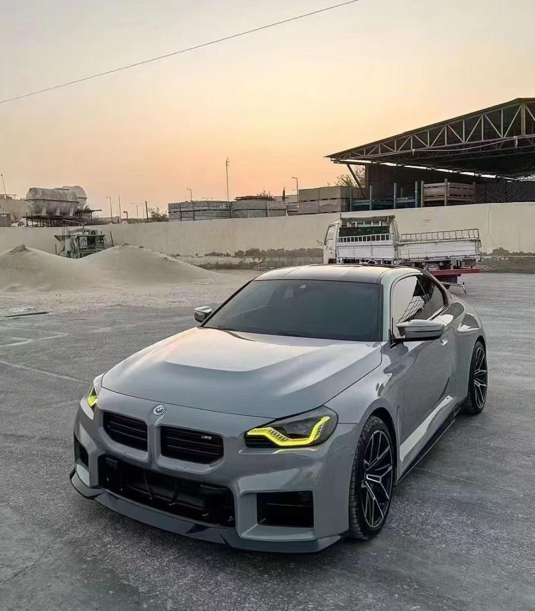 R44 Style Carbon Fiber Side Skirt - BMW G87 M2