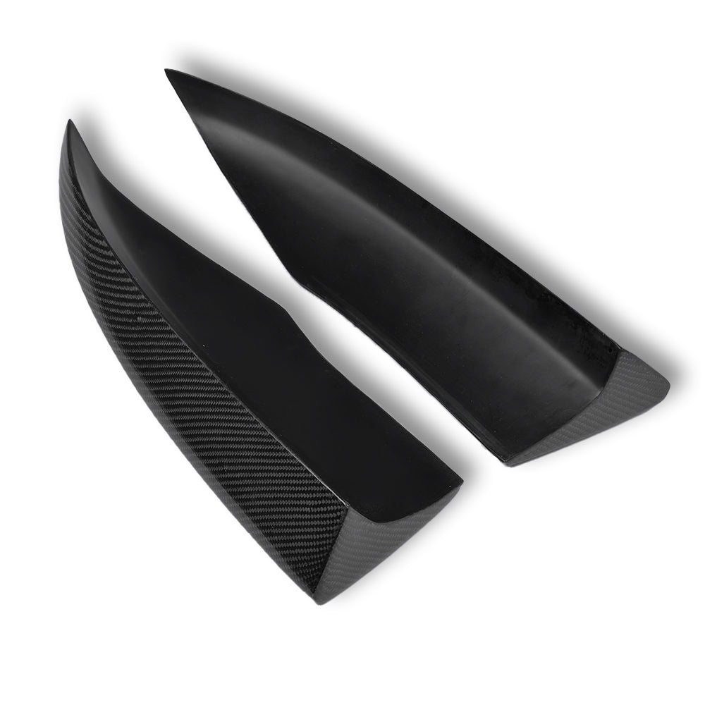 RS3 Style Carbon Fiber Rear Splitters - Audi S3 / A3 S Line