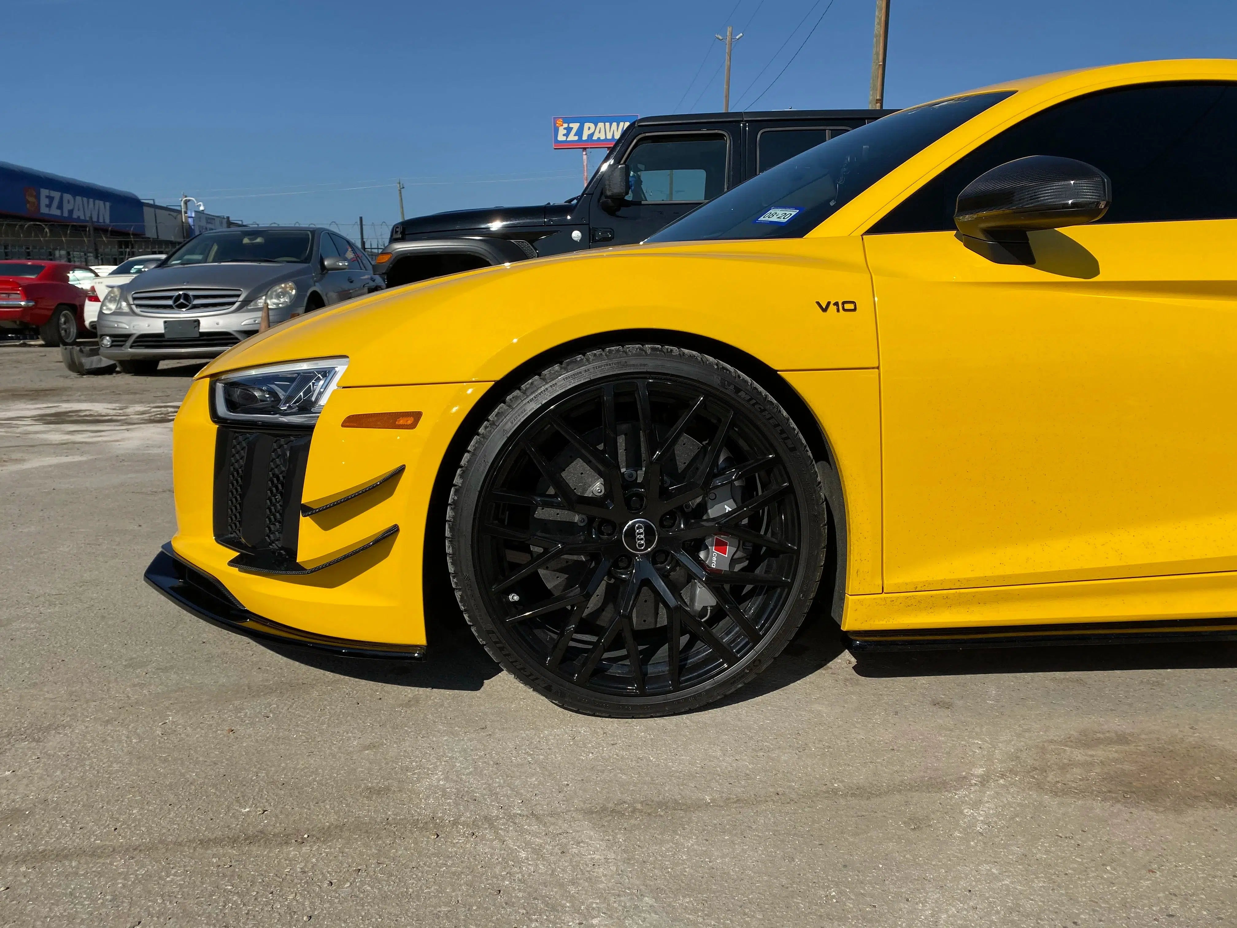 Audi R8 Gen 2 Carbon Fiber Front Canards Pre-Face Lift