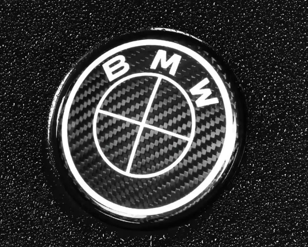 BMW Carbon Fiber roundel Emblem Cover - BMW